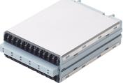 Netscale is also suitable for R&MinteliPhy Automated Infrastructure Management, RFID sensors control the ports 24h/365d 1U Housing: max capacity 90 ports (60 ports max 100% roll-out with RFID