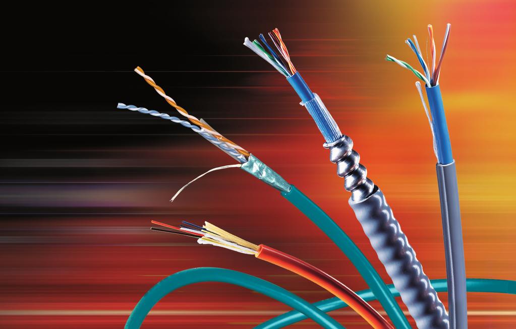 NP 2 BELDENCableTM Whether yo specify copper or fiber optic cables, peak network efficiency and reliability are achieved with Belden DataTff Indstrial Ethernet cables.