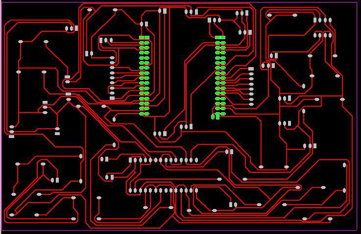 The Schematic: The PCB layout.