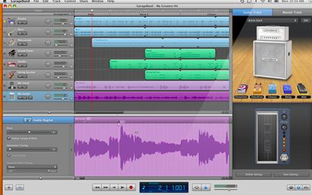 com/online/audio- editor Free online application Record yourself Work with loops GarageBand