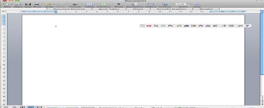 16 Format Bibliography and Insert Selected Citation(s) icons Figure 6: Word 2008 on a Macintosh with EndNote toolbar In Word 2003 or Mac, click on the Insert Selected Citation(s) icon in the EndNote