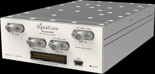 These products use the superheterodyne topology, exhibit low phase noise, high dynamic range, excellent flatness response and low spurious content.