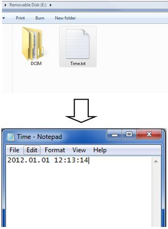 Chapter 6: Changing the Time and Date Changing the Time and Date Displayed on the Recorded Files 1. To change the time and date on your video watch, connect it to your computer. 2.
