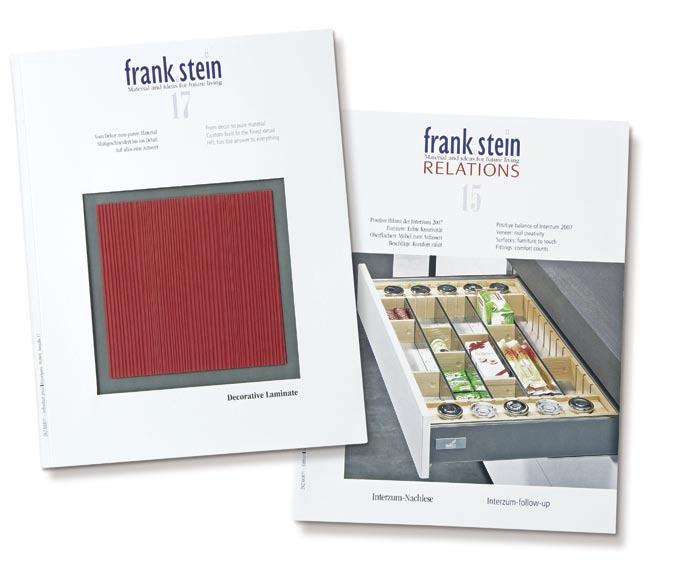 Concept In double pack frank.stein is a theme issue. In each issue, a single subject is worked out thoroughly.