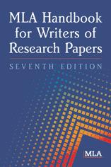 Papers, 7th ed. and provides only selected citation examples for common types of sources. For more detailed information please consult the print version of the handbook.