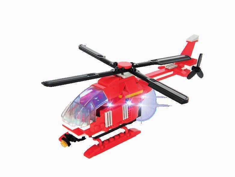 30818 STAX HYBRID HELICOPTER SKU 30818 STAX Hybrid Helicopter EAN 6970089159873 Move your STAX vehicle and it will light up while the siren sounds.