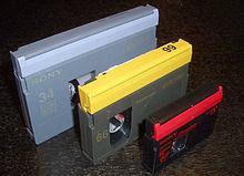 Medium or M-size cassettes are used in professional Panasonic equipment and are often called DVCPRO tapes. Large or L-size cassettes are accepted by most standalone DV tape recorder/players.