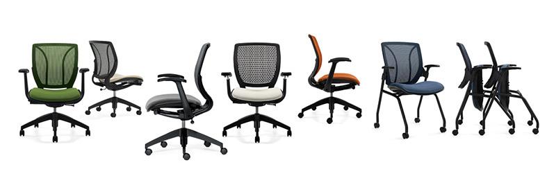 Seating New to the Roma line is the fully perforated Honeycomb style back.