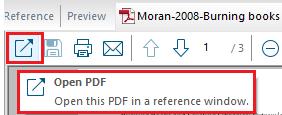 Attaching PDFs manually to already existing references Go to the Database you are using. Download and save the PDF in your computer.