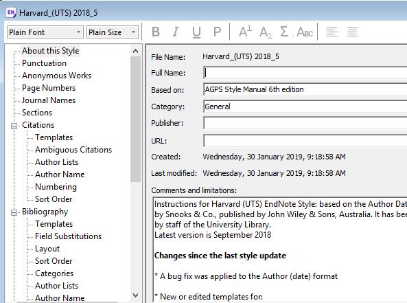 au/help/referencing/endnote/download-referencing-styles Download the required Referencing Style file.