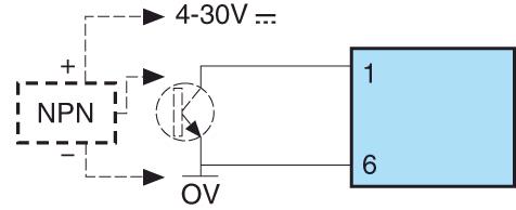Fast count input NPN - Voltage Fast count input NPN Transistor