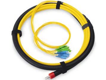 LOAD (INSTALLATION): N 500 1000 1100 1400 2300 LSZH OUTER JACKET FRP CSM & PADDING SIMPLEX CABLE MAX. LOAD (INSTALLED): MIN. BEND RADIUS (INSTALLATION): MIN.