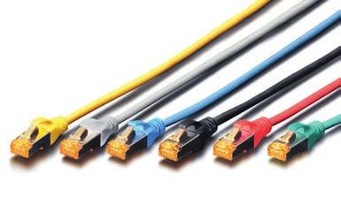 The patch cables are available in the standard colors (grey, blue, black, green, red, yellow), but also special colors like white, orange, brown, purple, etc. are possible.