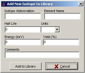 Use the Save Lib. button to save the library as it exists, reflecting any changes that have been made. This can also be used to save the Library under a different name.