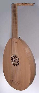 Plucked Strings the main ancestor to the modern guitar is the lute.