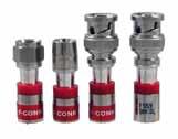 conductor For ease of installation use the Cable Pro FIT-59 or FIT-6 Insertion Tool Compression Connectors Connector Tip Req d Tool Req d FS59RCASL RG59 Security (CCTV) RCA (Red) - Nickel LMTIP-S