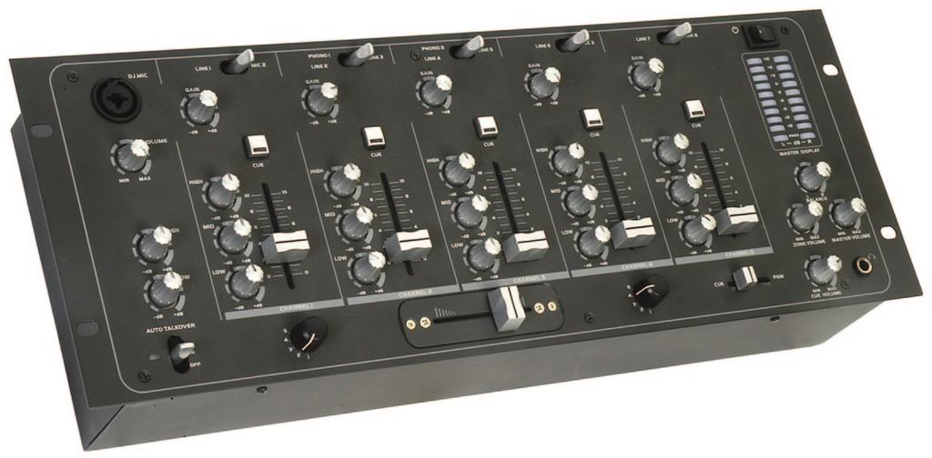 www.altronics.com.au A 2554 Club DJ Audio Mixer edback Distributed by Altronic Distributors Pty. td. Phone: 1300 780 999 Fax: 1300 790 999 Internet: www.altronics.com.au IMPOTANT NOTE Please read these instructions carefully from front to back prior to installation.