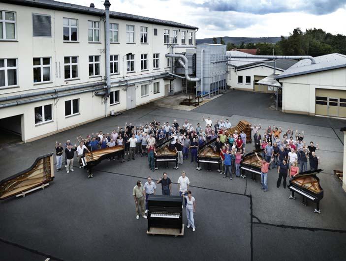 GLOBAL MUSIC PRODUCTS MARKETS Workers at the modernized Seifhennersdorf, Germany plant, site of Bechstein production. The company produces its W.Hoffman line in Hradec Kralove in the Czech Republic.