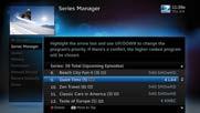 MANAGE RECORDINGS SERIES MANAGER DIRECTV HD DVR RECEIVER USER GUIDE The Series Manager screen displays a prioritized list of all the series you ve scheduled to record.