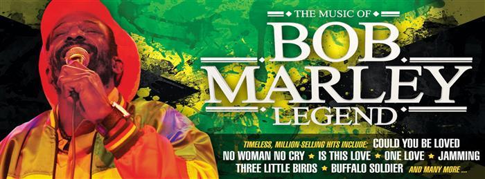 This two hour REGGAE SPECTACULAR, is to be performed by the internationally acclaimed band LEGEND who will be showcasing and performing the magic of BOB MARLEY and his incredible music and countless