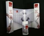 Re-configurable - a single stand can be re-configured to suit your entire exhibtion programme,