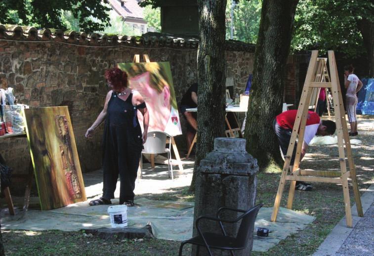 From Laois to Ljubljana Pictured at the Ljubljana Summer Festival is artist Patricia Bennett LAOIS-based artist Patricia Bennett was one of only eight artists from around the world invited to