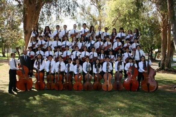 All of the Instrumental Music groups (Intermediate Orchestra, Advanced Orchestra, Jazz