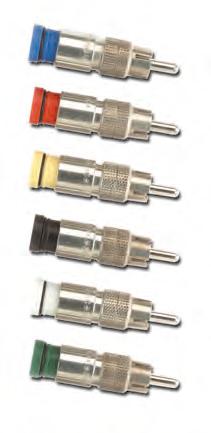 SNAP-N-SEAL RCA Type Male Compression Connectors Extending the use of our Snap-N-Seal technology, Thomas & Betts introduces the Snap-N-Seal RCA connector.
