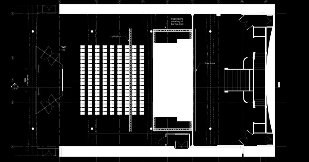 PLAN VIEW: FOYER GROUND FLOOR (WHILE MAINLY A MEET & GREET