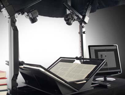 ATIZ BookDrive DIY Book scanning platform with a v shaped, autoadjusting book cradle and