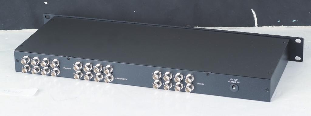 Built in 8 in 1 out Switcher function: channel number 16 including extra switcher output function.