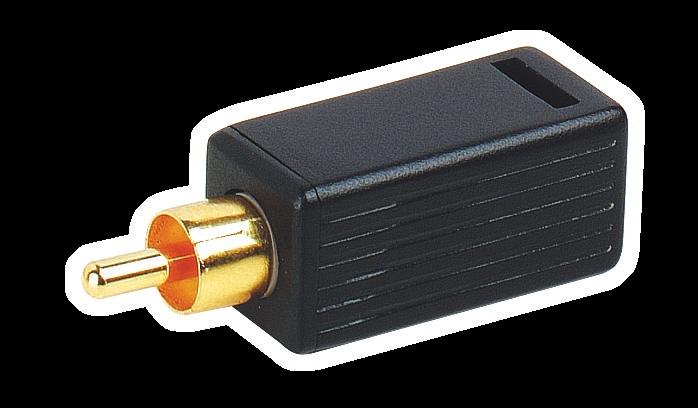 AE01D Digital Audio CAT5 Extender Gold-plated RCA connector to screw terminal.