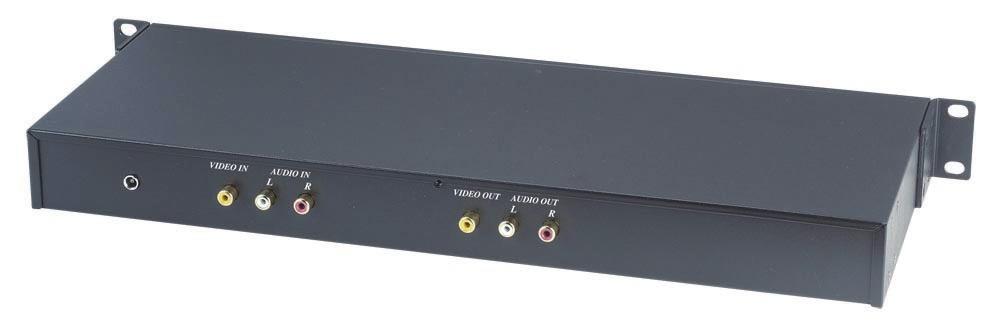 CE09A 1 Input 9 Output Composite Video & Stereo Audio CAT5 Distribution Amplifier Extends and distribute one composite video and stereo