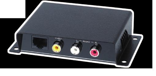 4 x Output: composite video and left, right audio.