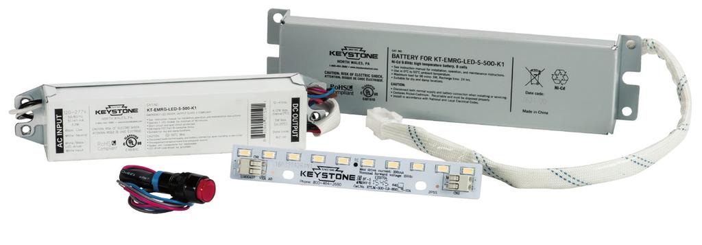 2-Piece LED Emergency Back-Up and Kits 2 OPTIONS AVAILABLE STANDARD LED EMERGENCY BACK-UP For LED Fixtures Includes Driver and Battery The LED emergency back-up enables emergency lighting solutions