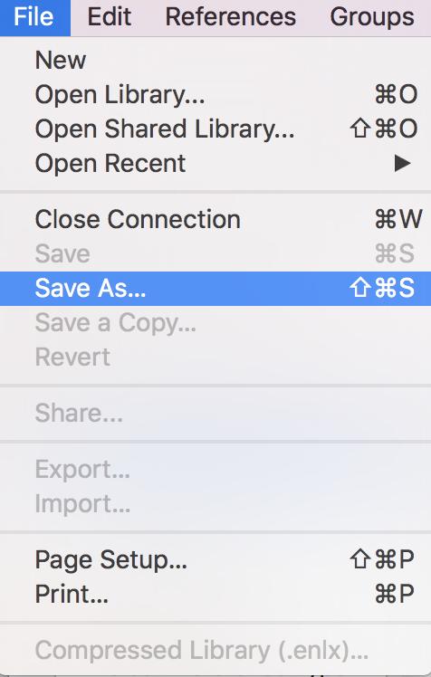 From the top menu bar in your mac,
