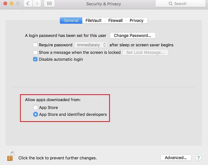 To avoid this from happening, go to: Macintosh > System Preferences > Security & Privacy > Allow apps