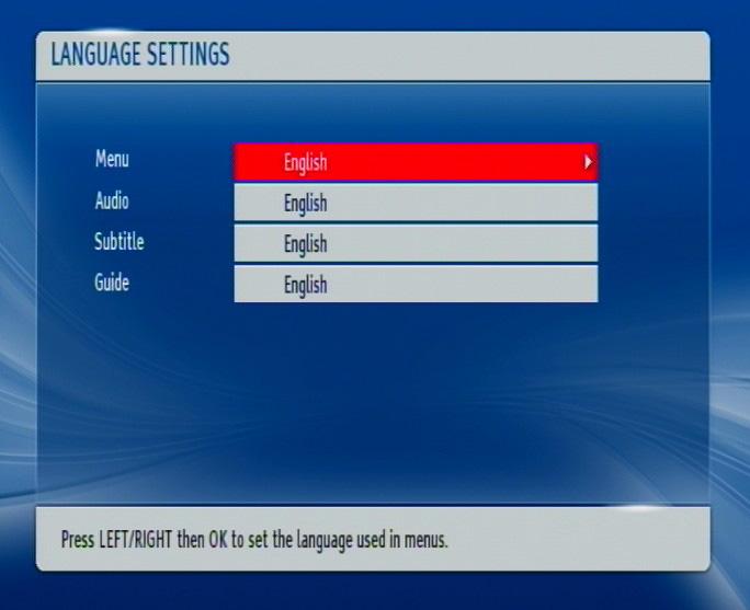 dlan TV Sat 2400-CI+.book Seite 38 Dienstag, 1. November 2011 10:03 22 38 TV and radio programme 4.4.3 Language settings The language selected is used for the menus and the sound track on TV programmes.