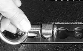 Double Stud Fitting Used as fastener to the allsafe JUNGFALK flying point and the allsafe JUNGFALK flying track.