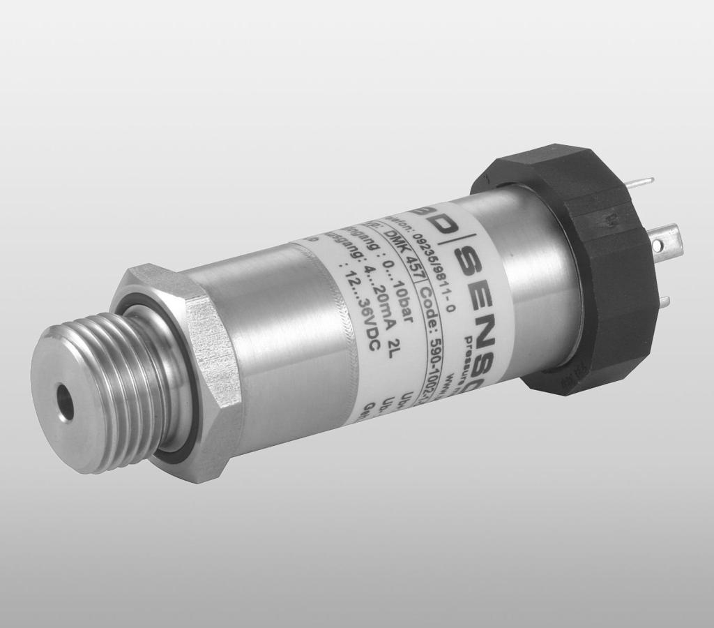 Pressure Transmitter for Shipbuilding and Offshore ceramic sensor accuracy: 0.25 % FSO BFSL (0.50 % FSO IEC 60770) nominal pressure ranges from 0... 0.6 bar up to 0.