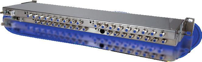 Managed L-Band Distribution Amplifier The DEV 2190 is a versatile all-in-one 19 4 RU Chassis for up to 16 active amplifiers and a variety of distribution options.