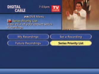 Digital Video Recording (DVR) 2 Puts You In Control. Pause live television. Rewind and replay programs. Record your favorites even HD programming all season long.