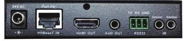 A blinking condition indicates there is not a HDCP connection, and an off condition shows a problem between the device and the source/destination in the HDMI connections. 4.