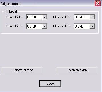 5 Output parameters / Level adjustment 5.1 Output parameters In the output parameters field all relevant parameters for the output signal are configured.