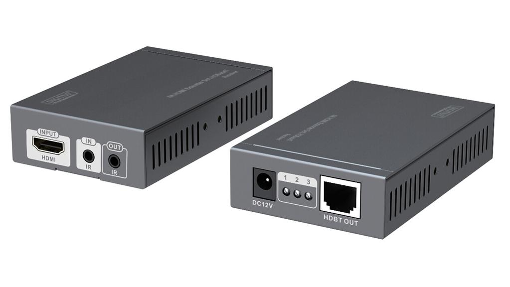 4K HDMI Extender Set, HDBaseT Manual DS-55501 The Digitus 4K Extender Set, HDBaseT offers an extender solution up to 100 m for the highest demands - for both high definition graphic