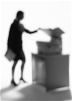 Photocopying, printing or scanning at monitored school machines