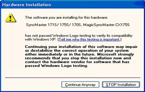 installation don't damage your system.