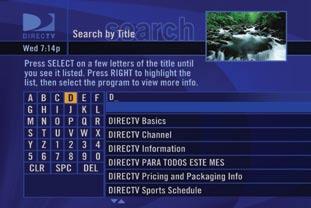ecording Programs With your DIECTV Plus HD DV, you can record up to two programs at once.