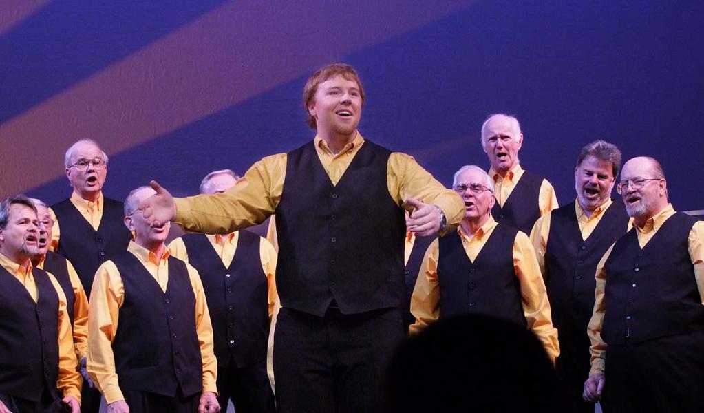 Jason Dyer fell in love with barbershop harmony thanks to the Placerville chapter s Youth in Harmony efforts.