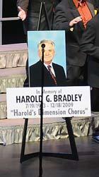 Since then, Harold was highly instrumental in the spread of barbershop singing in Florida s school districts.